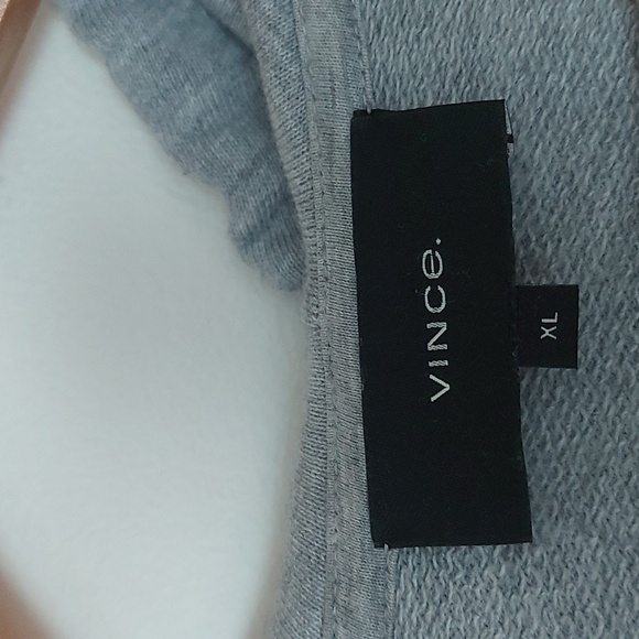 Vince French Terry Full Zip Hoodie Raglan Sleeve Front Pockets Size XL - Picture 7 of 11